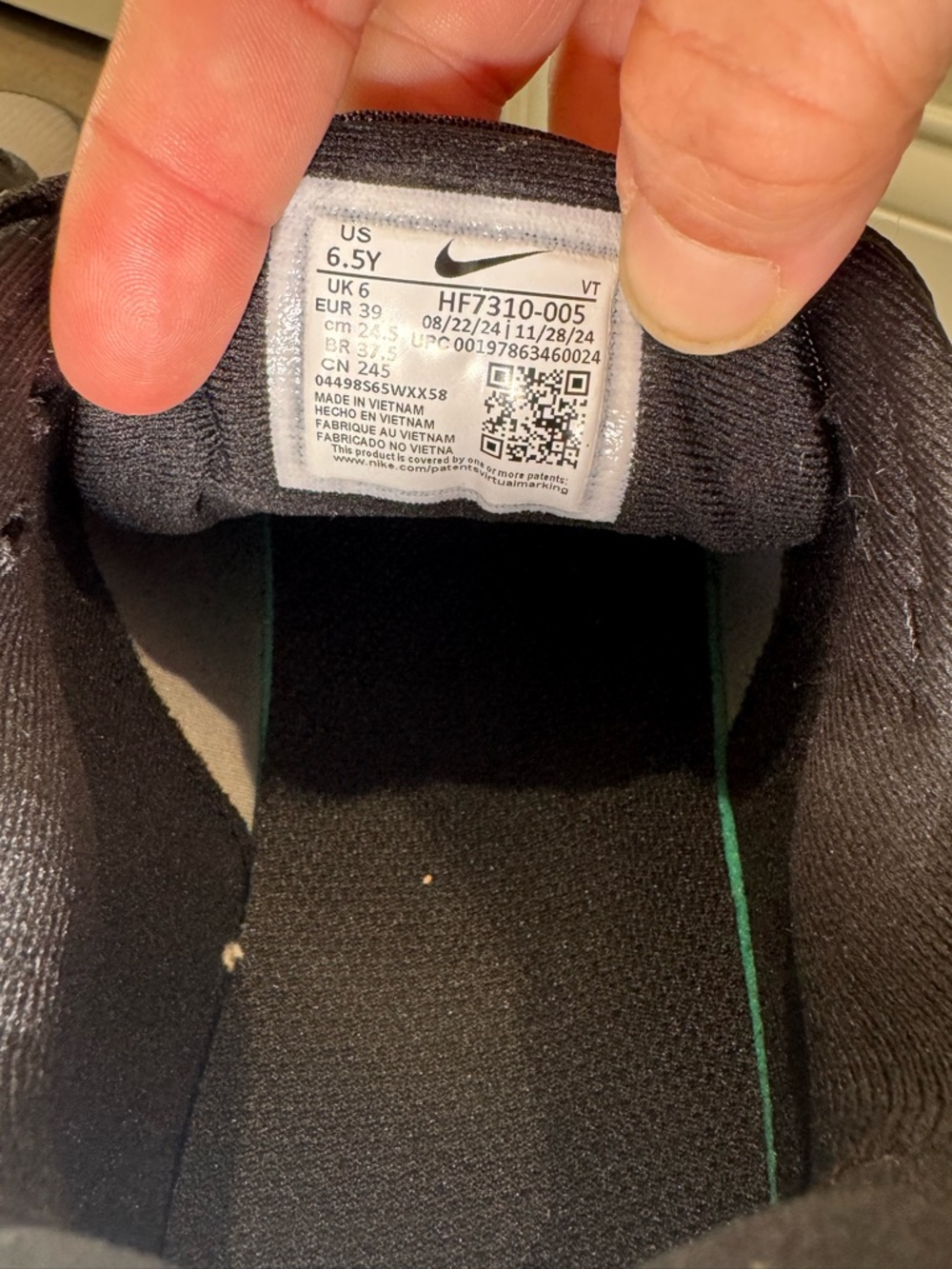 Nike Air Max DN8 Black Volt Smoke Grey Athletic Sneakers - Picture 7 of 16